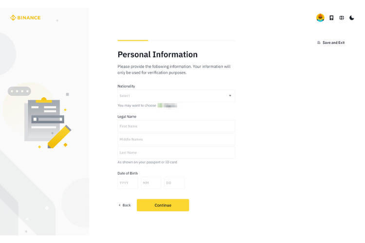 đăng ký tài khoản Binance