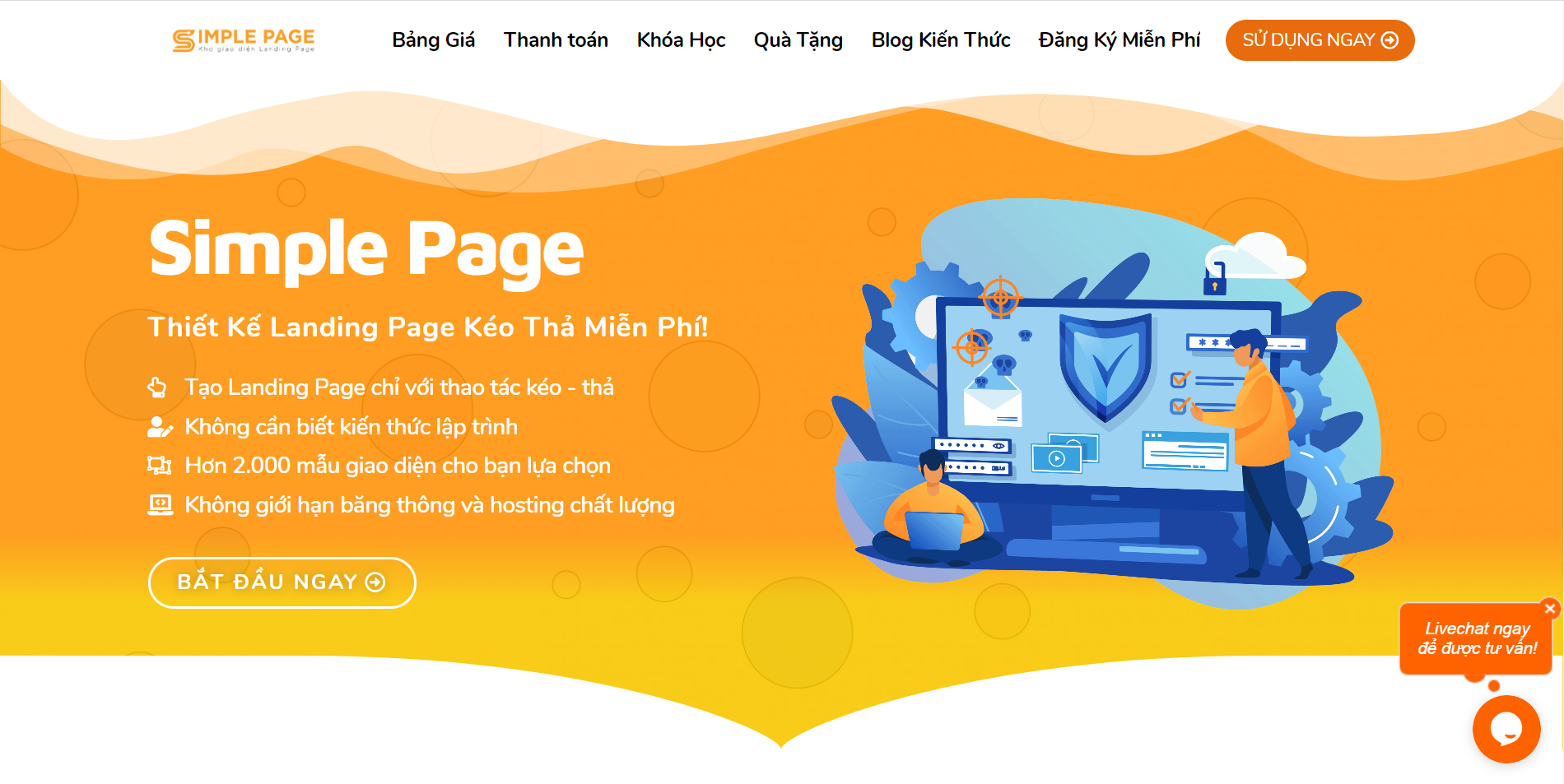 dịch vụ thiết kế landing page