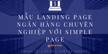 mẫu landing page ngân hàng