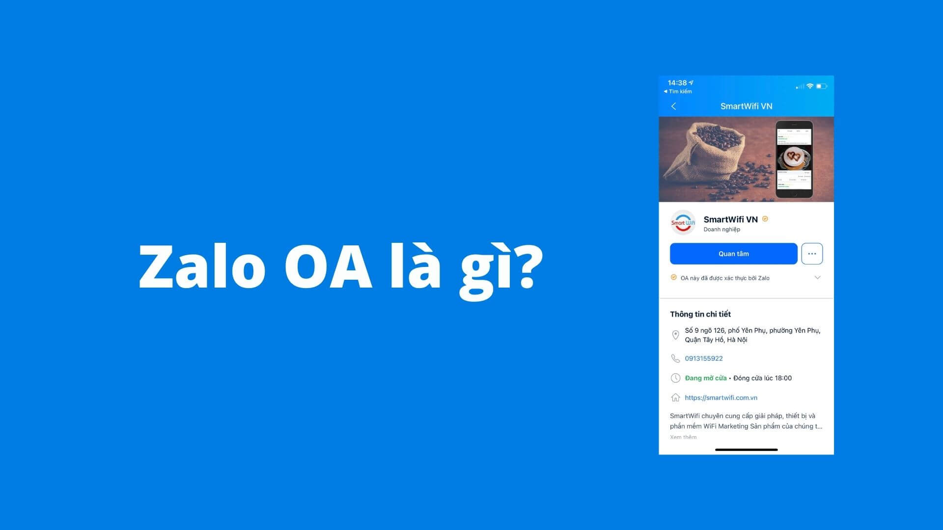 Tăng lượt quan tâm Zalo OA