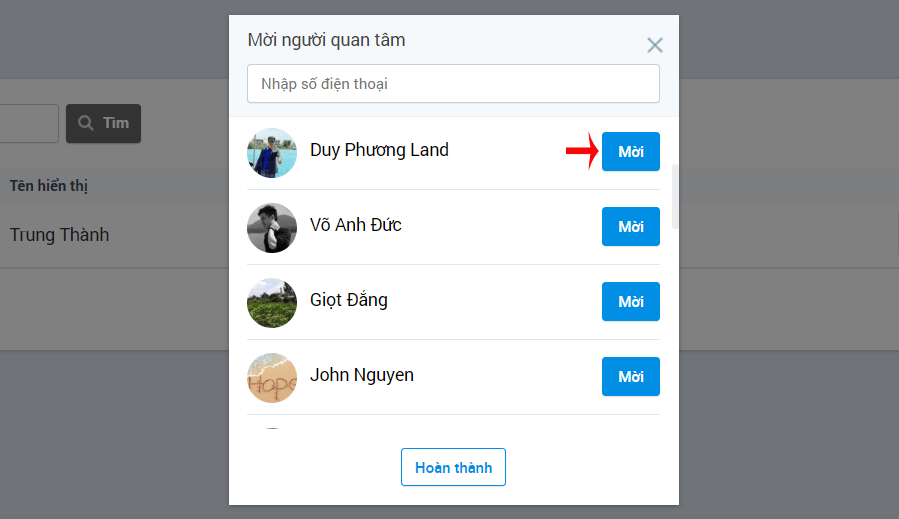 Tăng lượt quan tâm Zalo OA