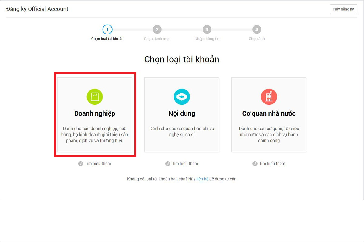 Tăng lượt quan tâm Zalo OA