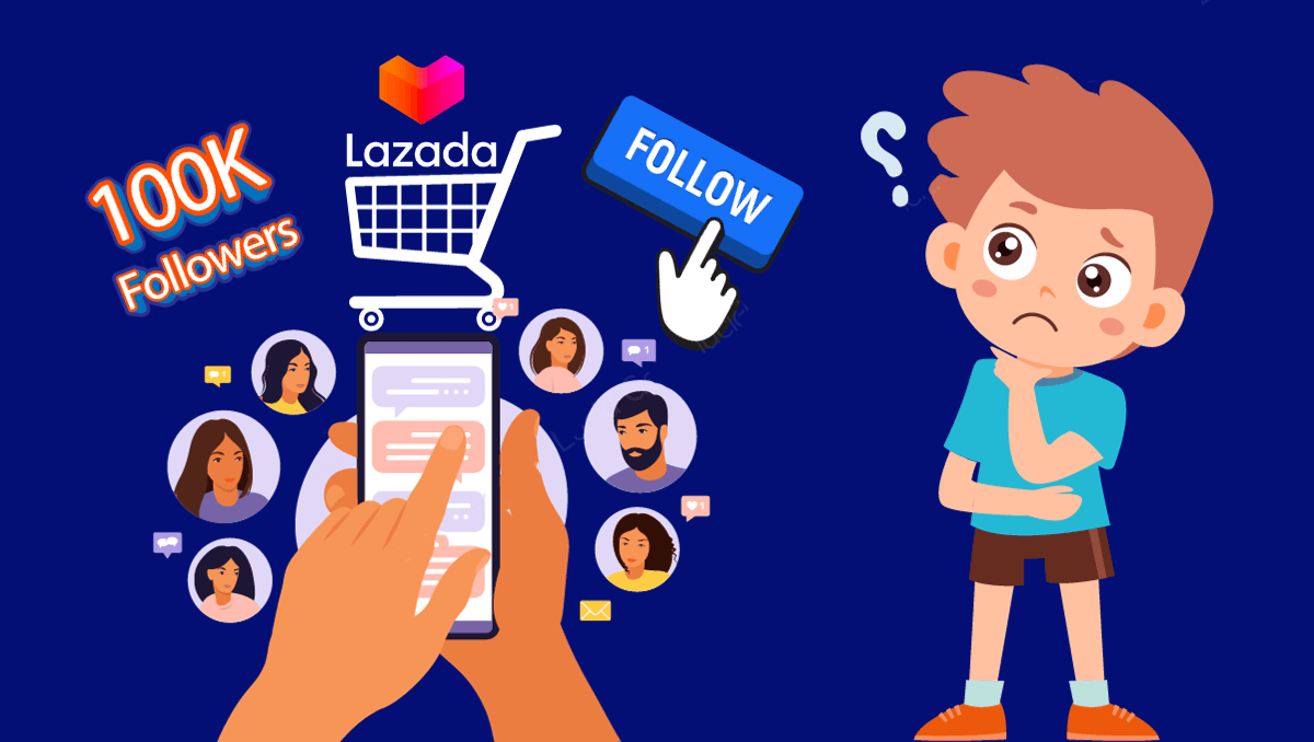 Làm sao tăng lượt xem shop Lazada?