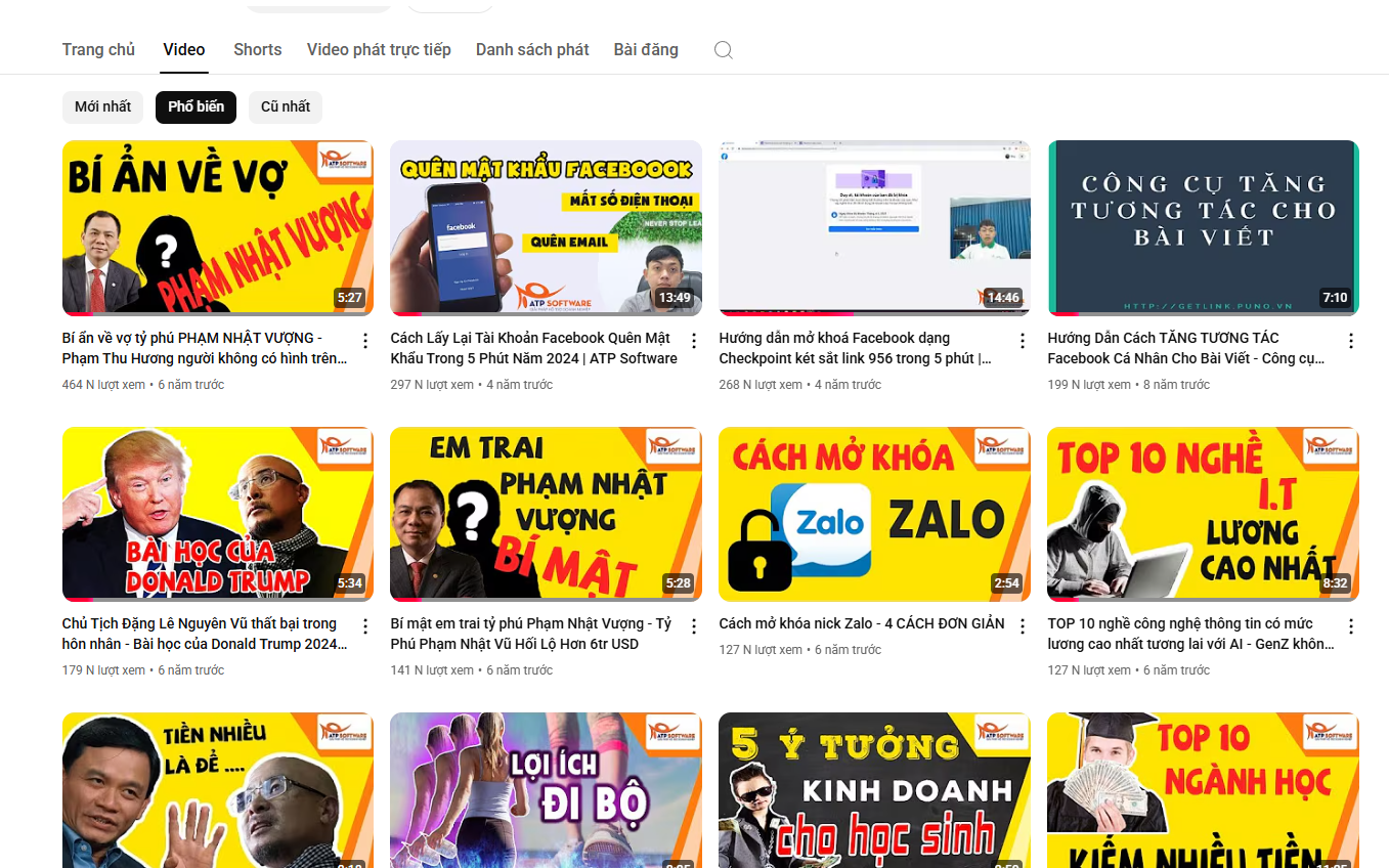 tạo kênh YouTube chuẩn SEO