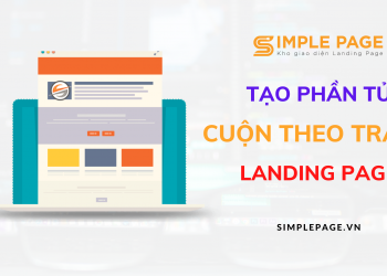 Cách tạo phần tử cuộn theo trang trên Landing Page