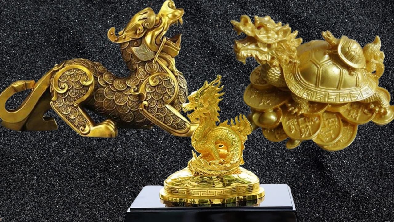 tỳ hưu,thiềm thừ,kỳ lân,linh vật người kinh doanh