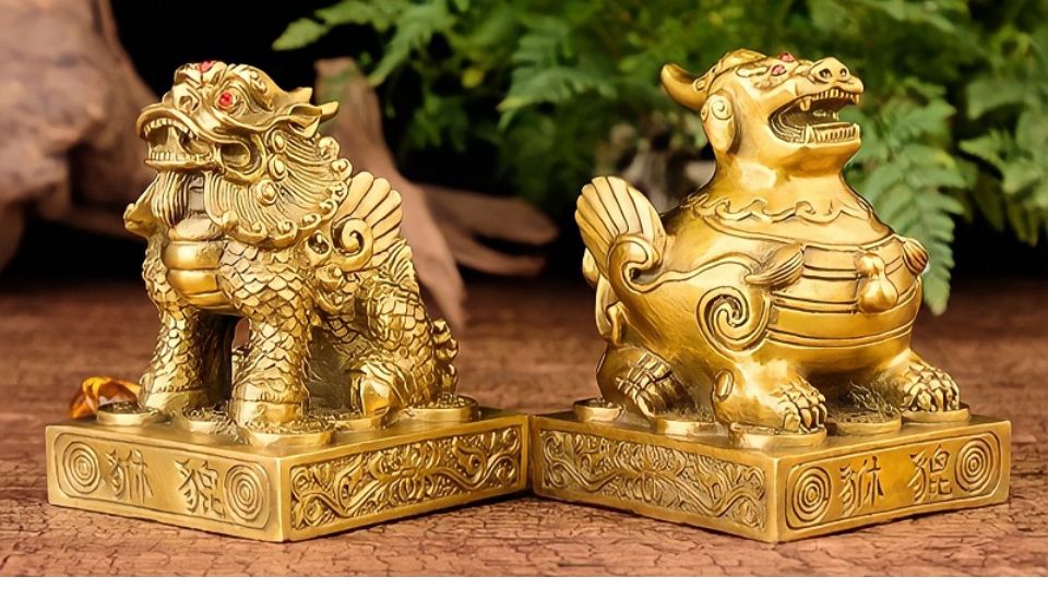 tỳ hưu,thiềm thừ,kỳ lân,linh vật người kinh doanh