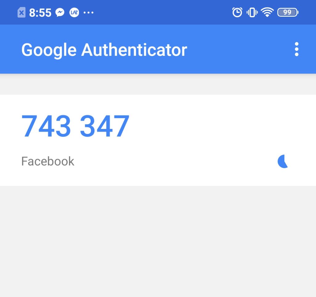 Tạo mã từ ứng dụng Google Authenticator 7