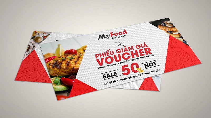 Tặng voucher hấp dẫn khách hàng