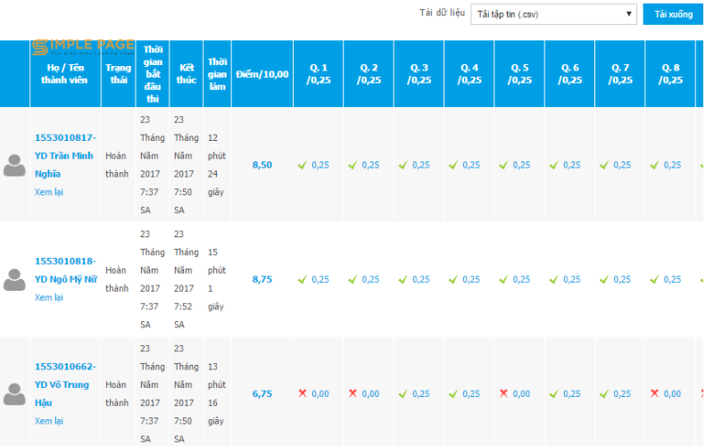 web tạo đề thi trăc nghiệm